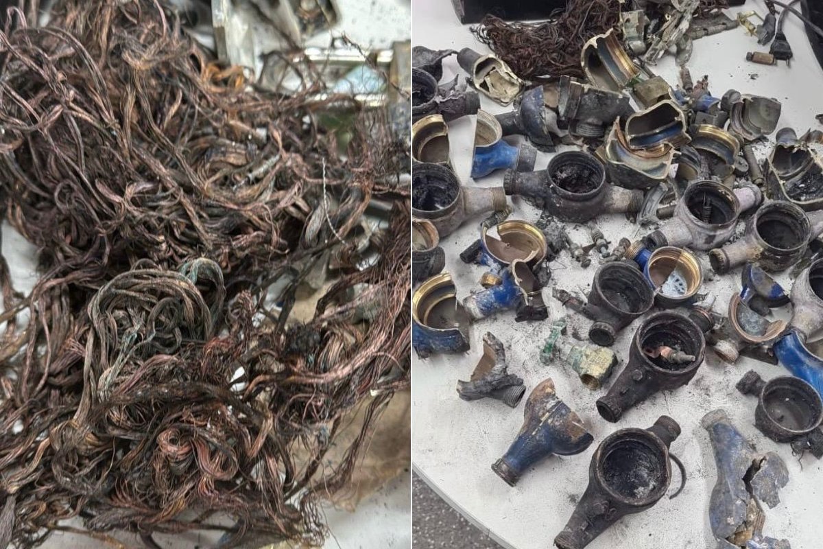 Ferro-velho clandestino é desarticulado em Salvador por receptação de hidrômetros e fios furtados