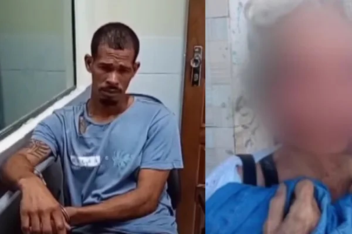 Homem é preso suspeito de invadir residência, agredir e roubar idosa de 80 anos