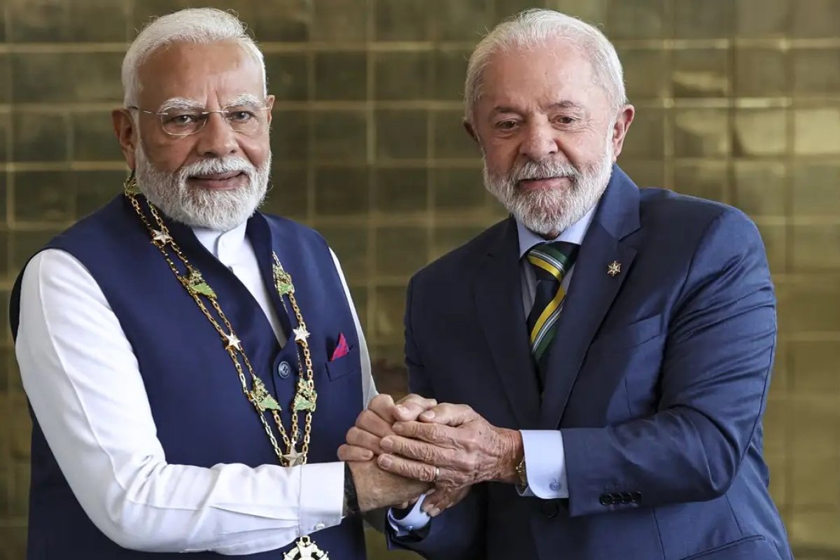 Lula e Modi debatem sobretaxas dos EUA e fortalecem parcerias bilaterais