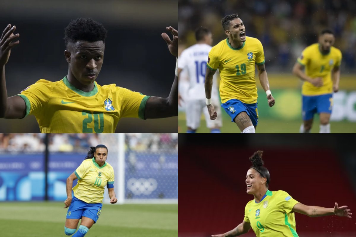 Raphinha, Vini Jr, Amanda e Marta são indicados ao Bola de Ouro