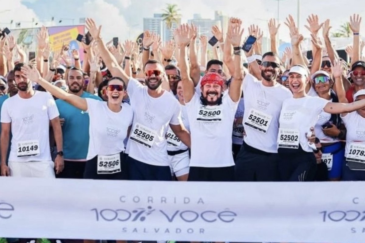 Bell Marques celebra seu aniversário com segunda edição da Corrida 100% Você em Salvador! 