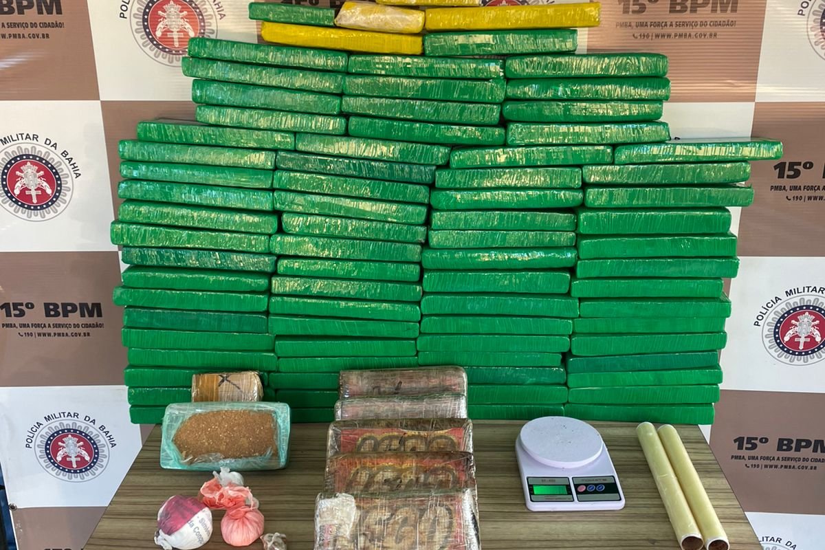 Mais de 80kg de drogas são apreendidos em Itabuna