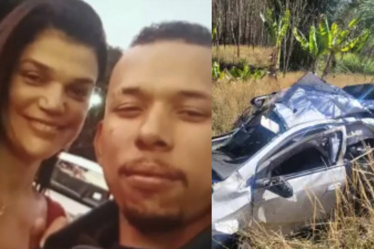 Casal morre após carro em que namorava despencar por 400 metros no Espírito Santo