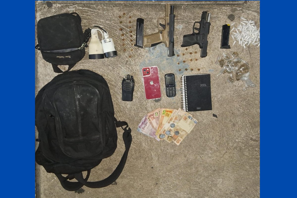 Suspeitos são feridos durante ação policial no Vale Tororó; armas e drogas foram apreendidas 