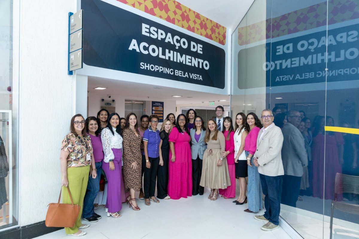 Projeto de acolhimento a mulheres vítimas de violência inaugura espaço no Shopping Bela Vista