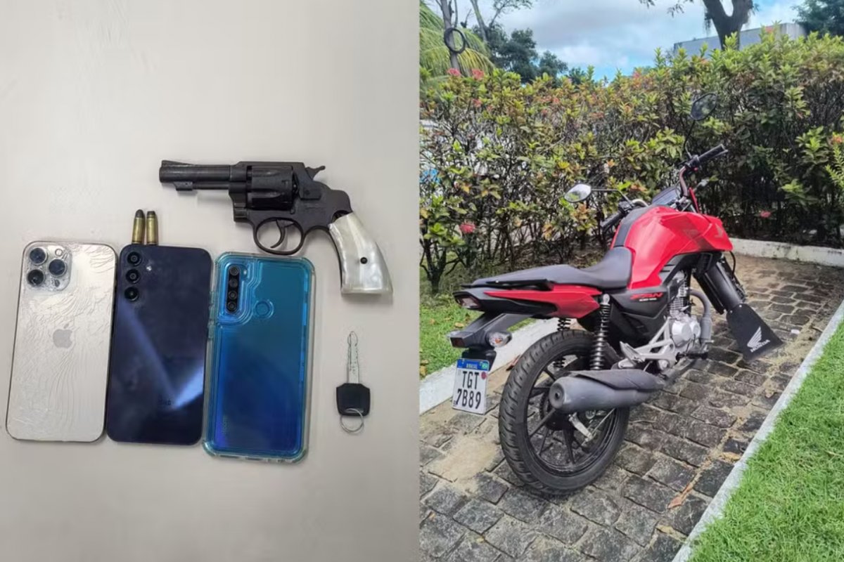 Funcionário terceirizado da Embasa é preso suspeito de roubar celulares e motocicleta em Salvador