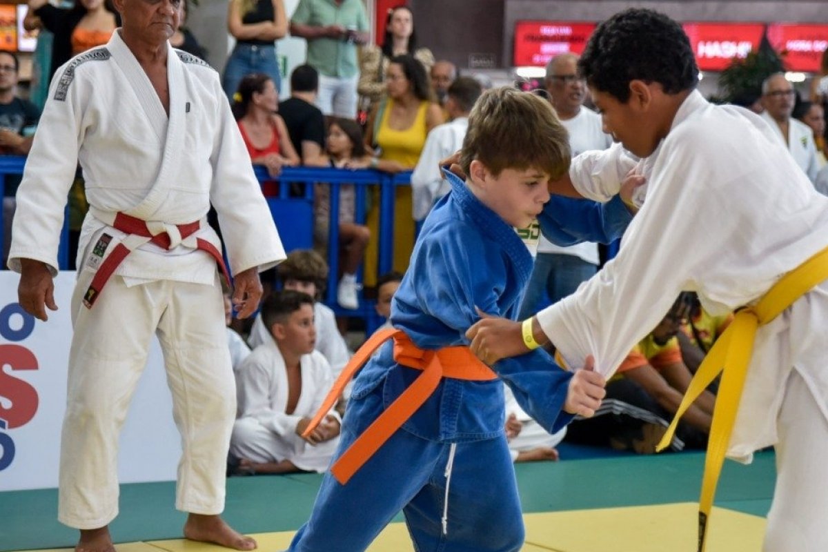 Shopping recebe a 3ª Etapa do Circuito Kids de Judô 2025! 