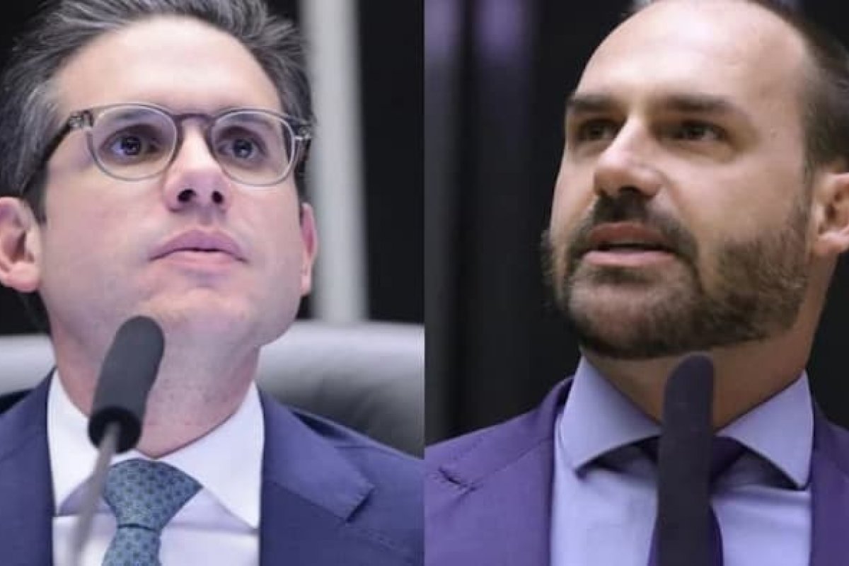 Motta encaminha pedidos de cassação de Eduardo Bolsonaro para Conselho de Ética