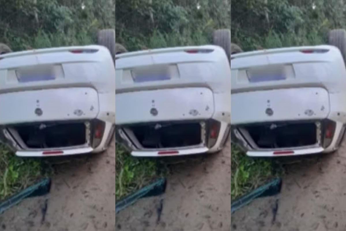 Homem é morto a tiros ao fugir de assalto e capotar o carro em Ilhéus