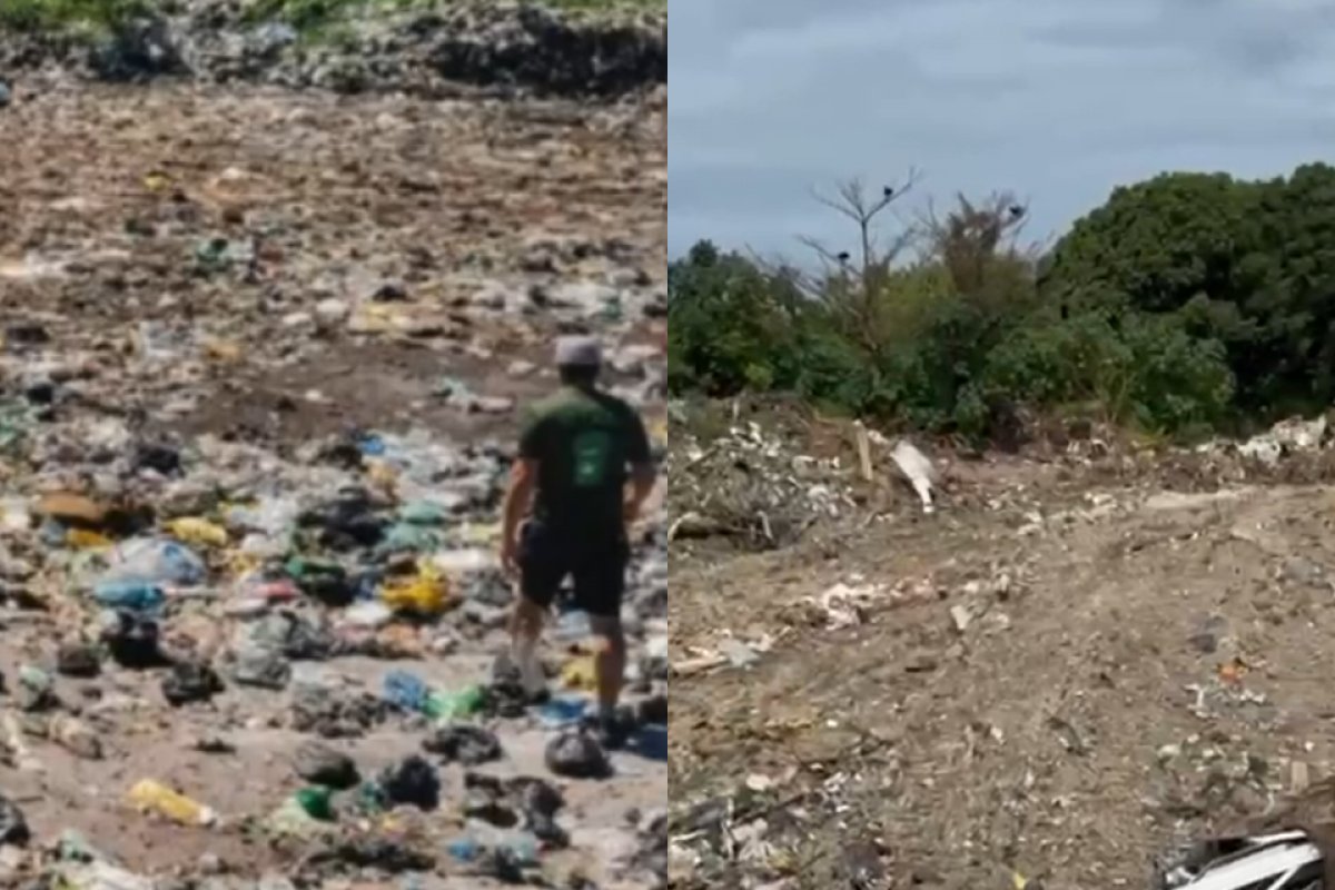 Vídeo: Denúncia expõe acúmulo de lixo e atraso na criação de cooperativa na Península de Maraú