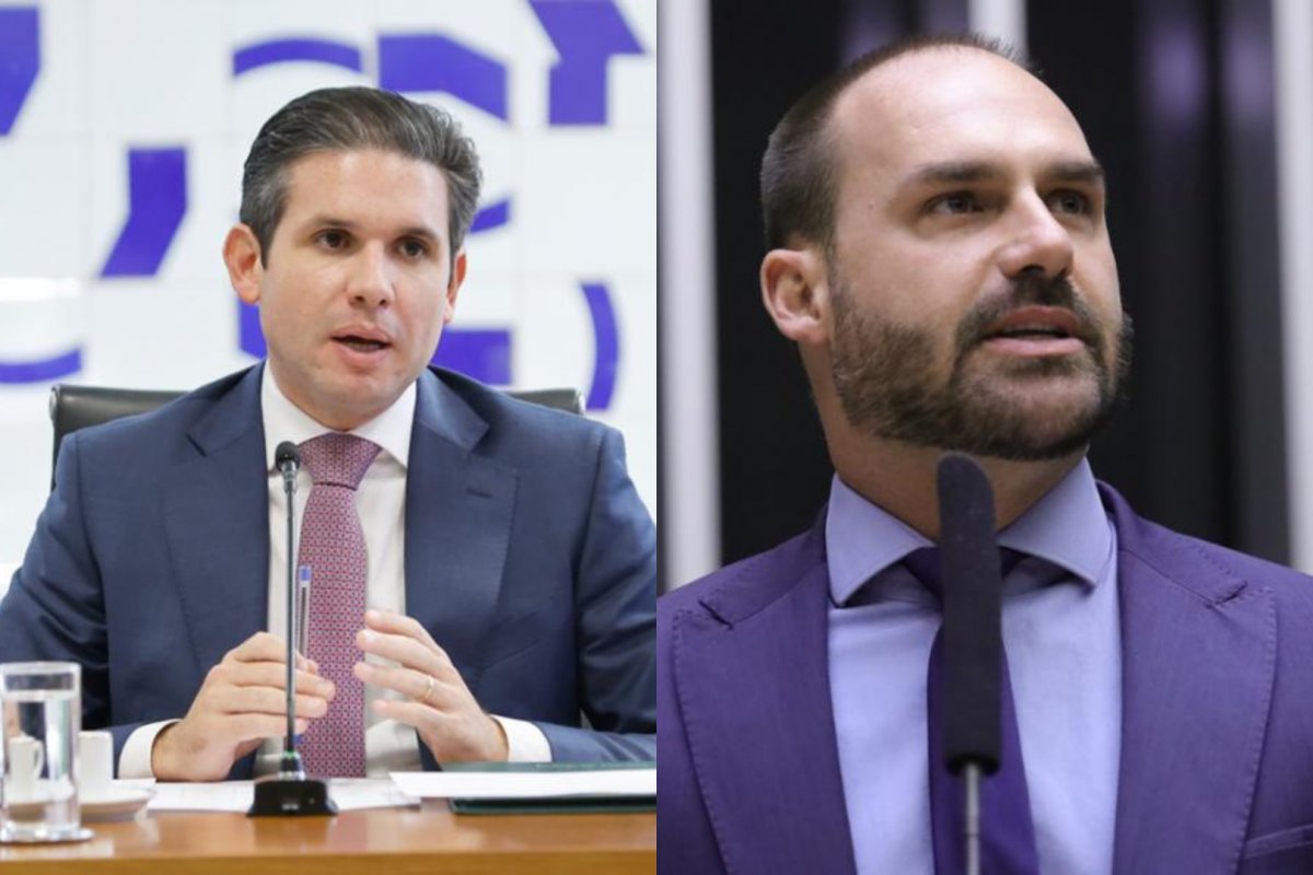 "Não funciono sob ameaça", afirma Motta após ameaças de Eduardo Bolsonaro