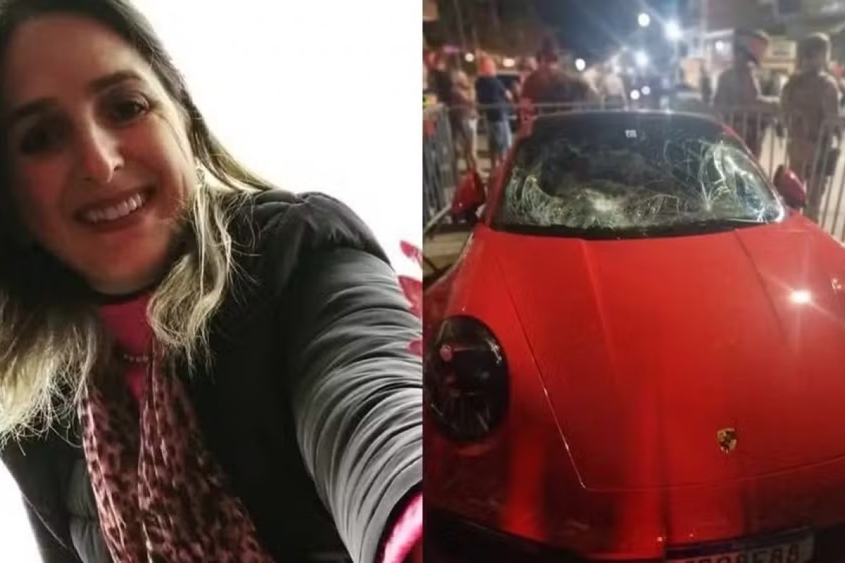 Vídeo: Mulher morre e duas ficam feridas após serem atropeladas por Porsche em evento de carros em SC; motorista pagou fiança de R$ 5 mil e foi solto