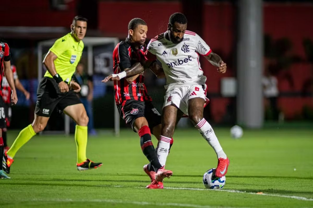 Vitória encara missão difícil ao encarar líder Flamengo no Maracanã