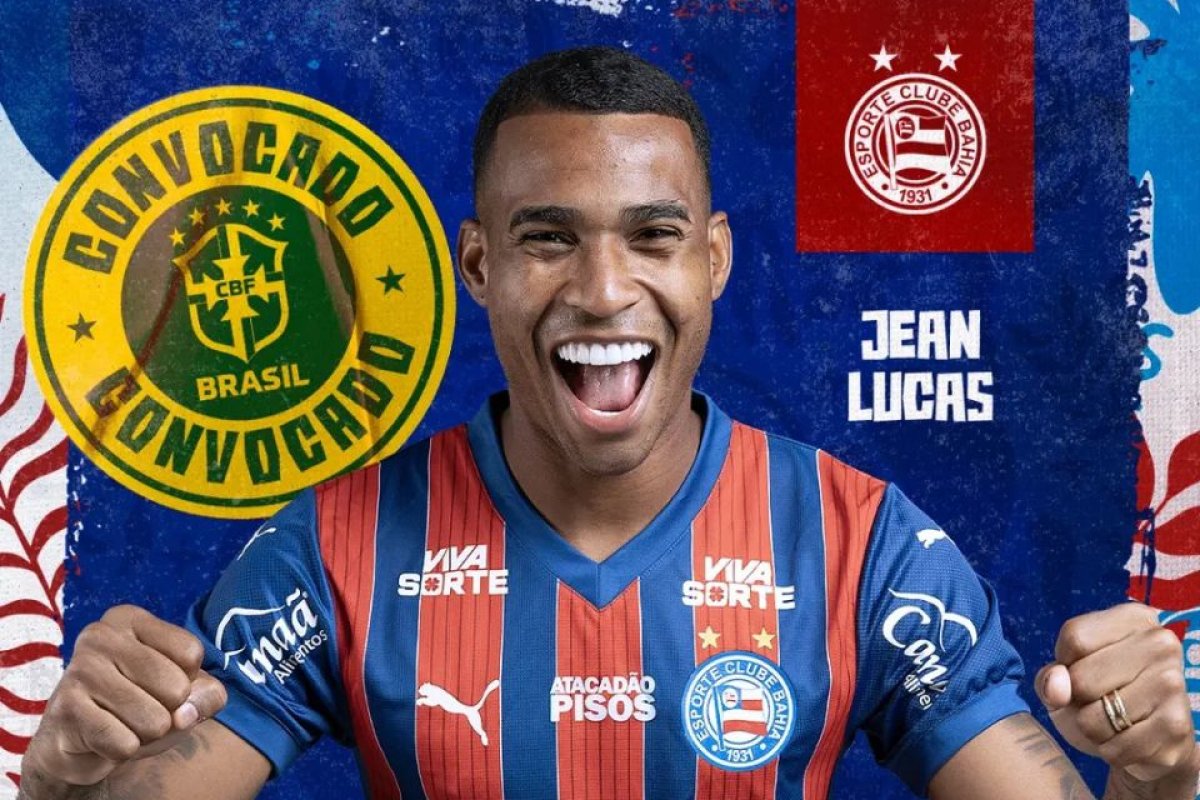 Jean Lucas, do Bahia, é convocado por Ancelotti para a Seleção Brasileira