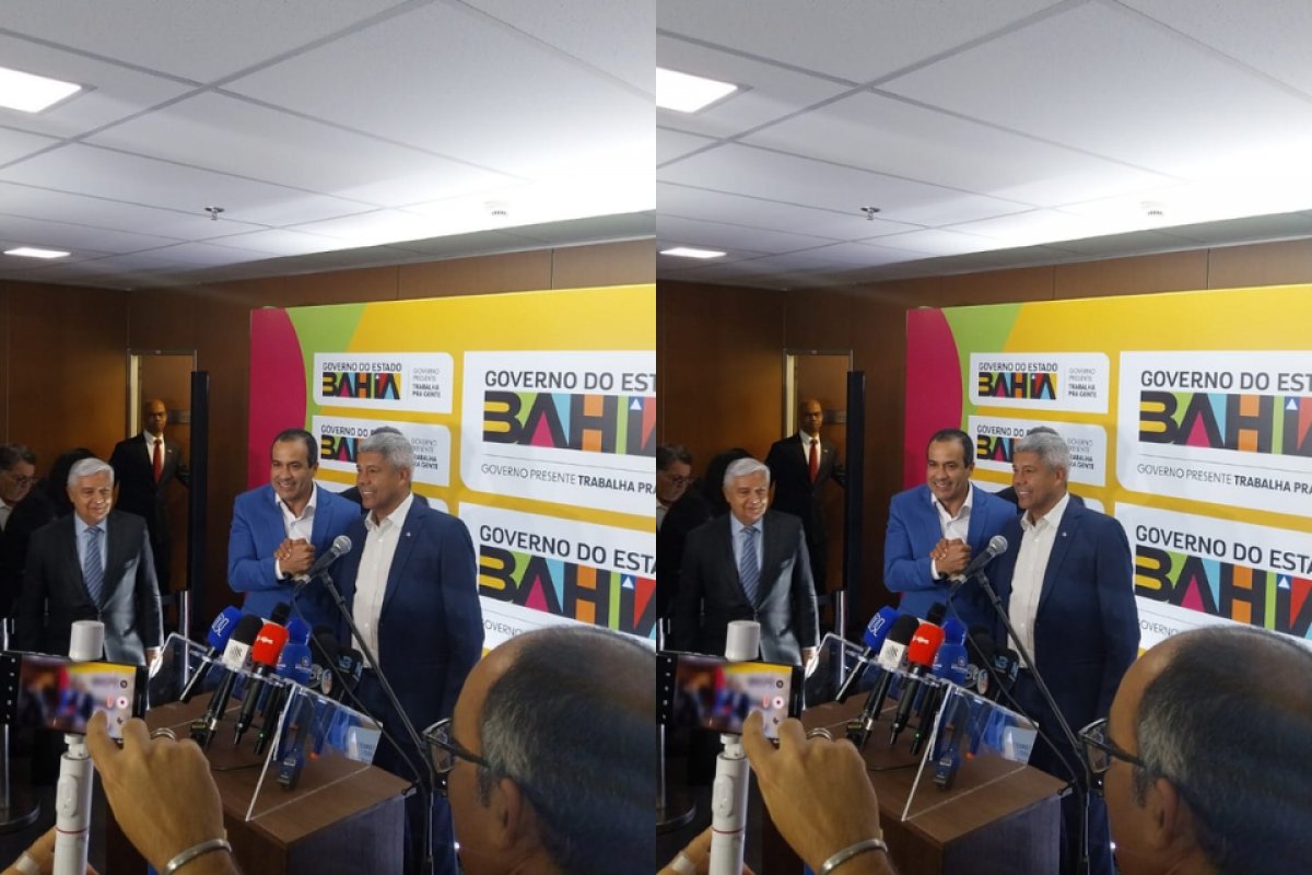Em gesto inédito, Jerônimo e Bruno se encontram para tratar de segurança, saúde e outras pautas