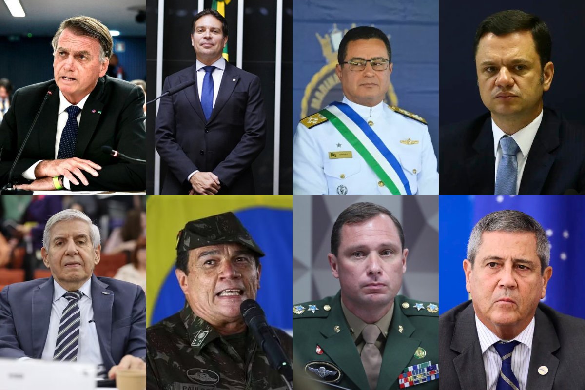 Julgamento do 'núcleo golpista': quem são os acusados e quais crimes respondem Bolsonaro e sete principais aliados de trama do 8/1