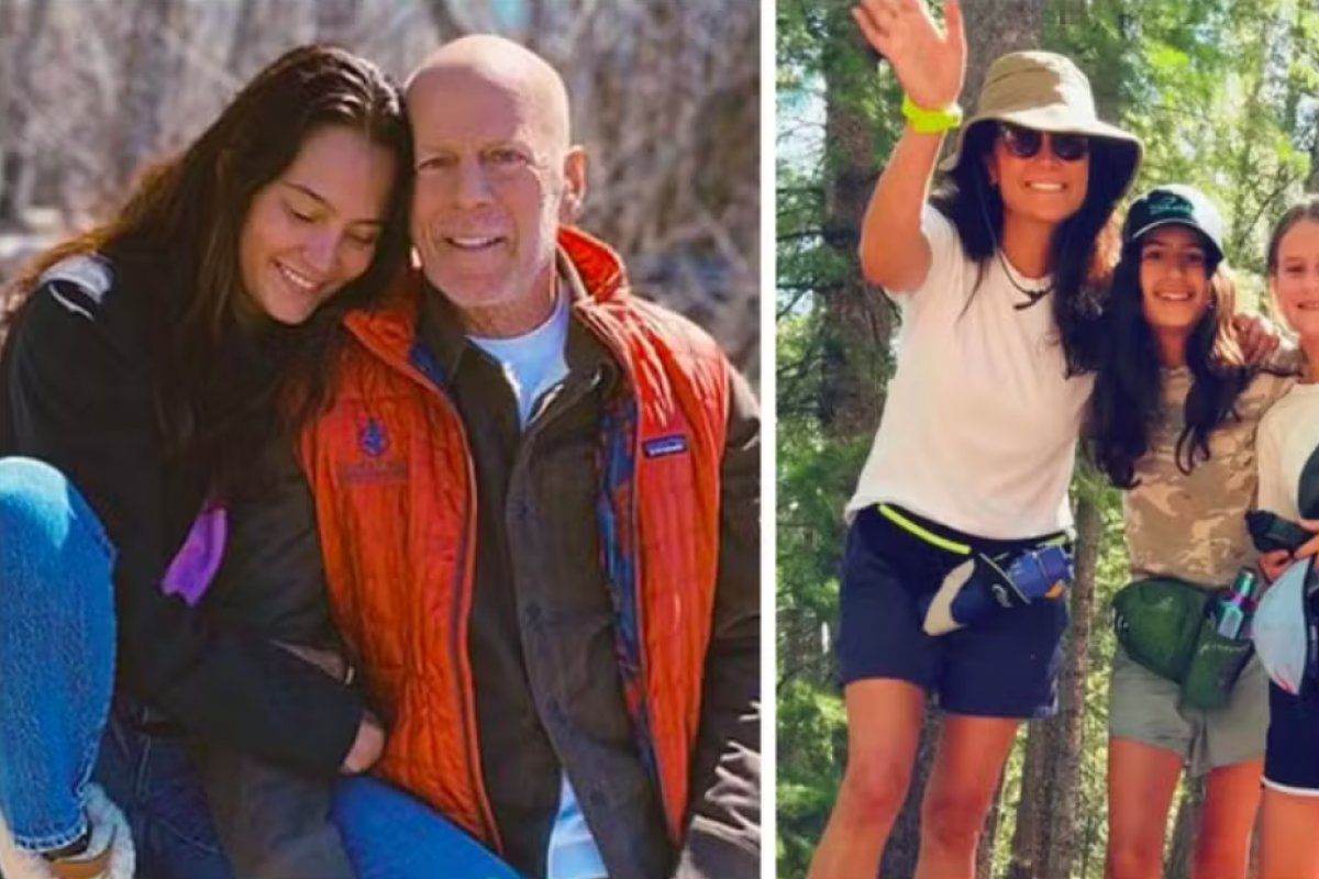 Esposa de Bruce Willis diz que decisão mais difícil foi mudar ator para uma casa longe das filhas