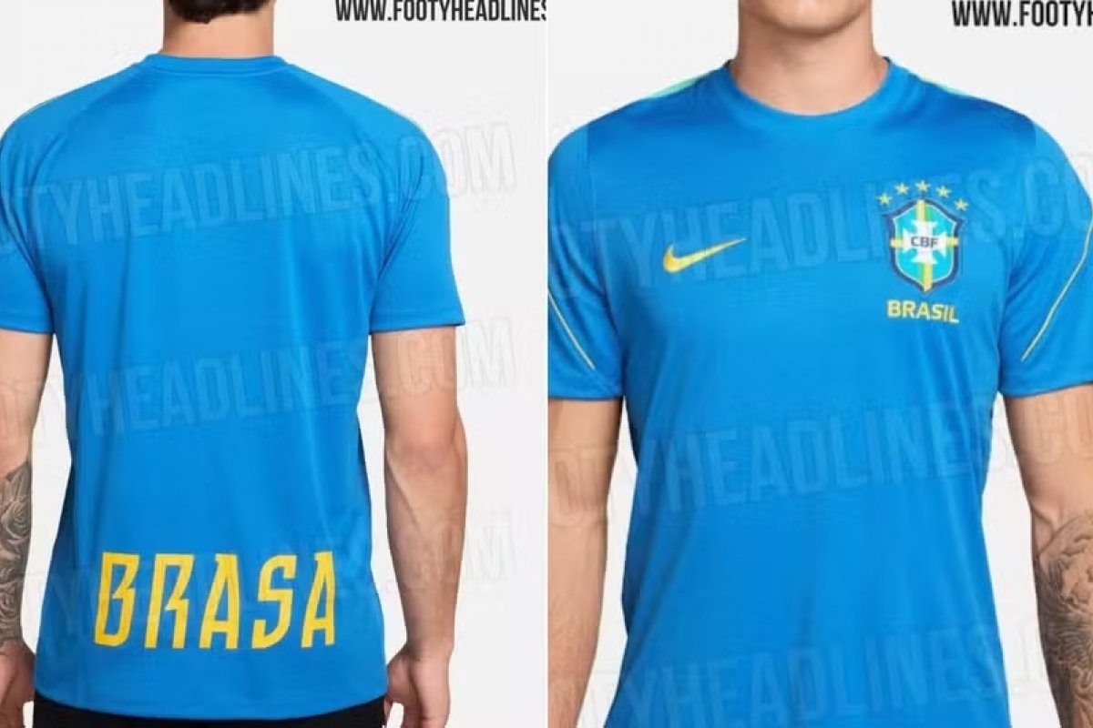 Possível uniforme de treino da Seleção vaza nas redes sociais; confira 