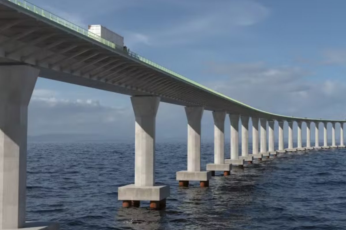 Construção da ponte Salvador-Itaparica será iniciada em junho de 2026, diz consórcio