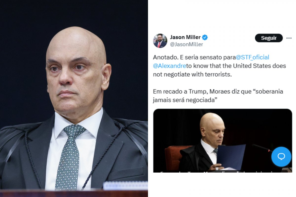 Aliado de Trump rebate fala de Moraes durante julgamento de Bolsonaro: "Não negociamos com terroristas"