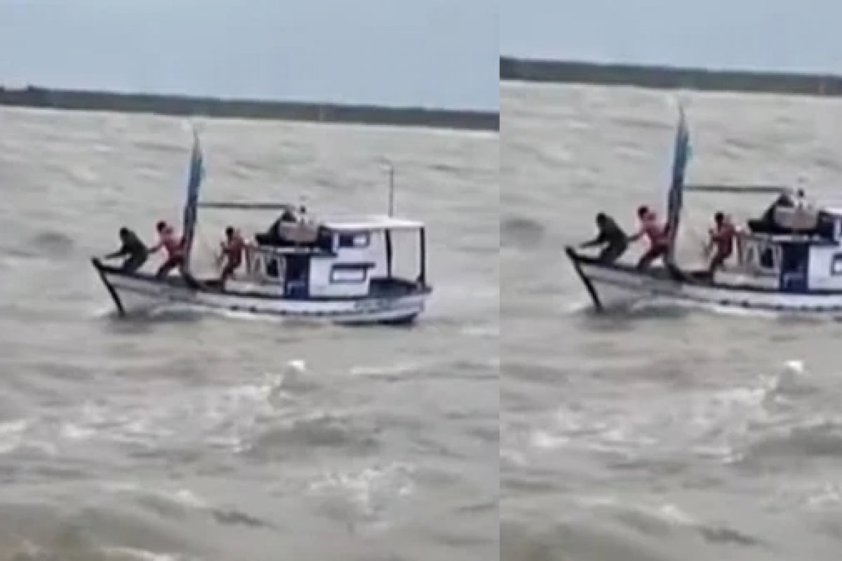 Três pescadores são resgatados após cinco dias à deriva no extremo sul da Bahia