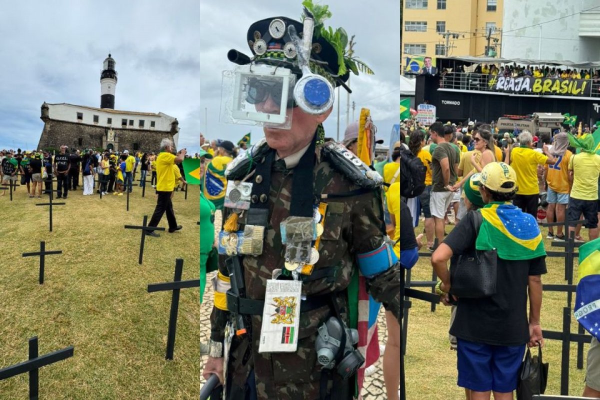 VÍDEO: "Vamos derrubar o PT": apoiadores de Bolsonaro realizam ato em manifestação durante o 7 de Setembro