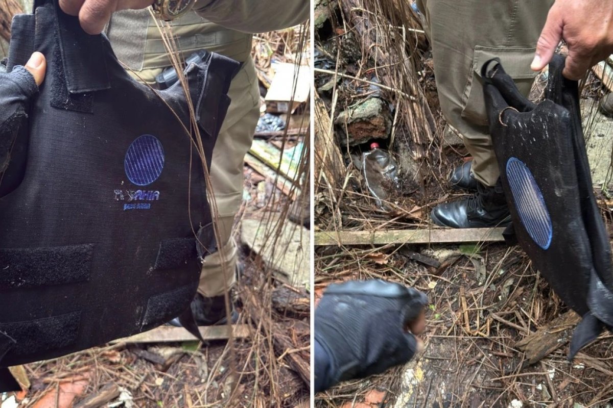Colete à prova de balas da TV Bahia é encontrado em área dominada pelo tráfico em Salvador