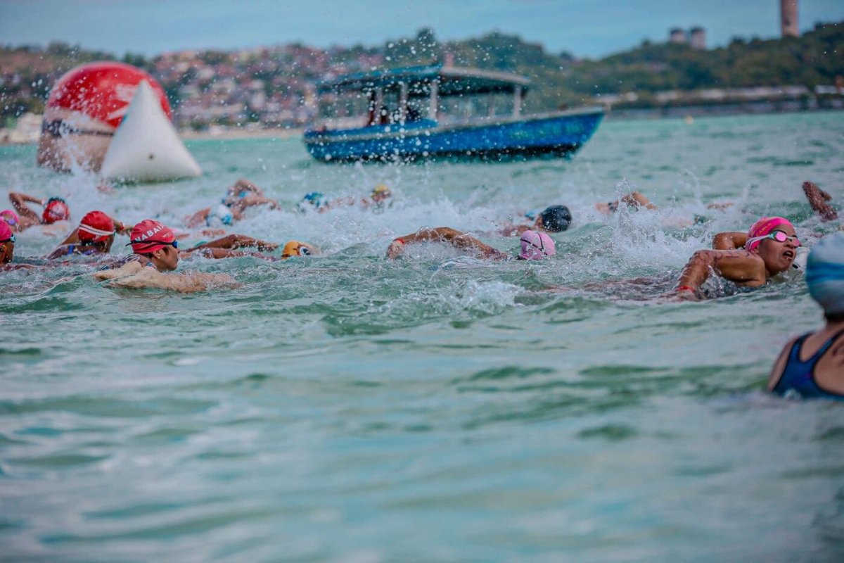 Campeonato Baiano de Águas Abertas reúne recorde de atletas em Inema