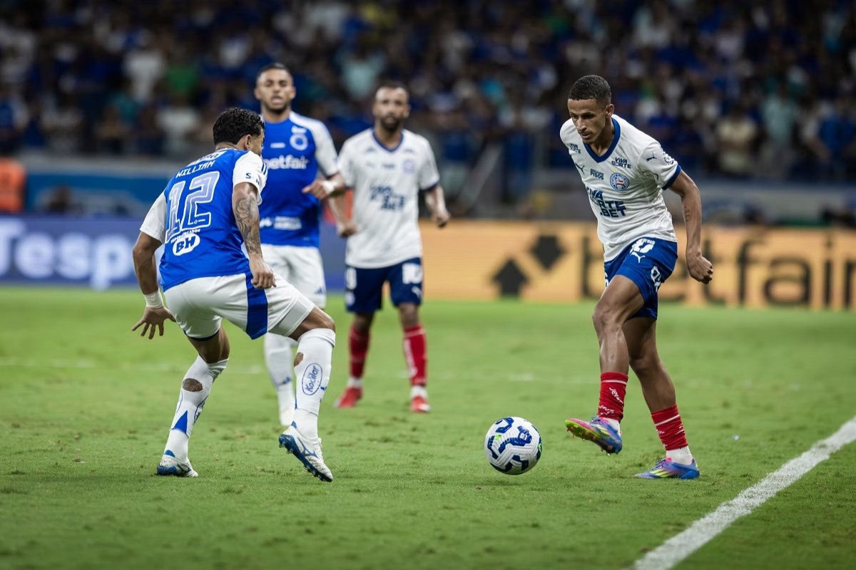 Em confronto direto pelo G-4, Bahia defende tabu contra Cruzeiro