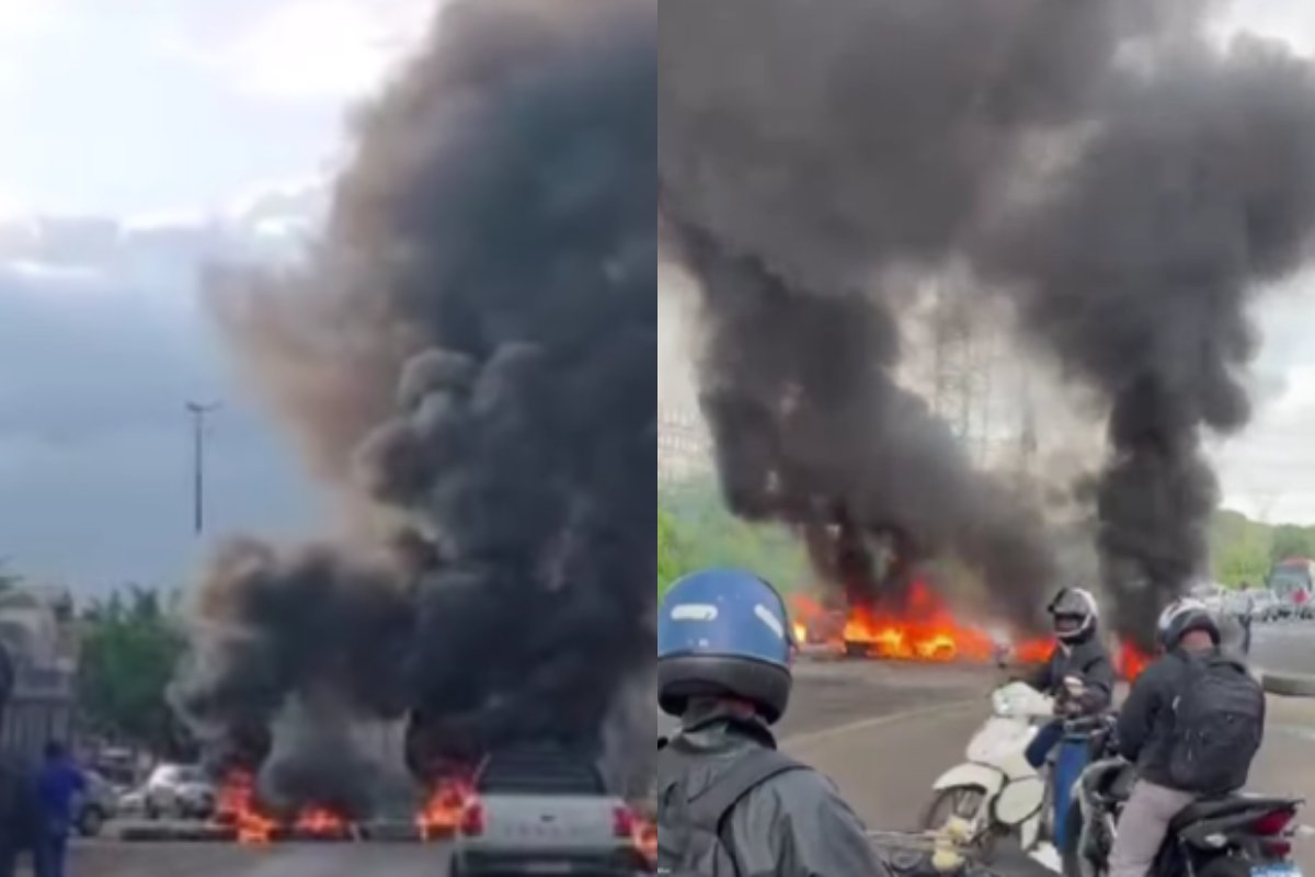 Vídeo: Moradores bloqueiam trecho de rodovia na Bahia em protesto por melhorias no transporte público, fornecimento de água e pavimentação