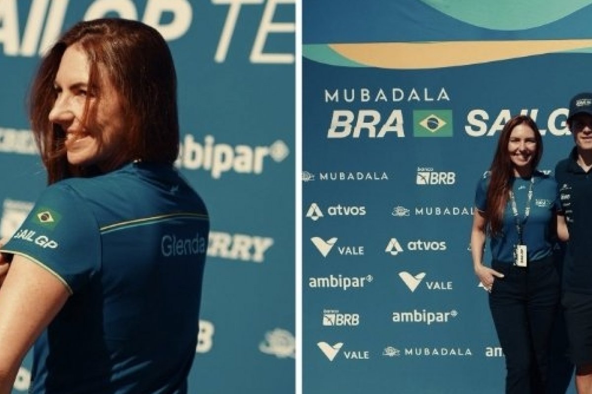 Glenda Kozlowski acompanha o Mubadala Brazil SailGP Team em etapa na Suíça!