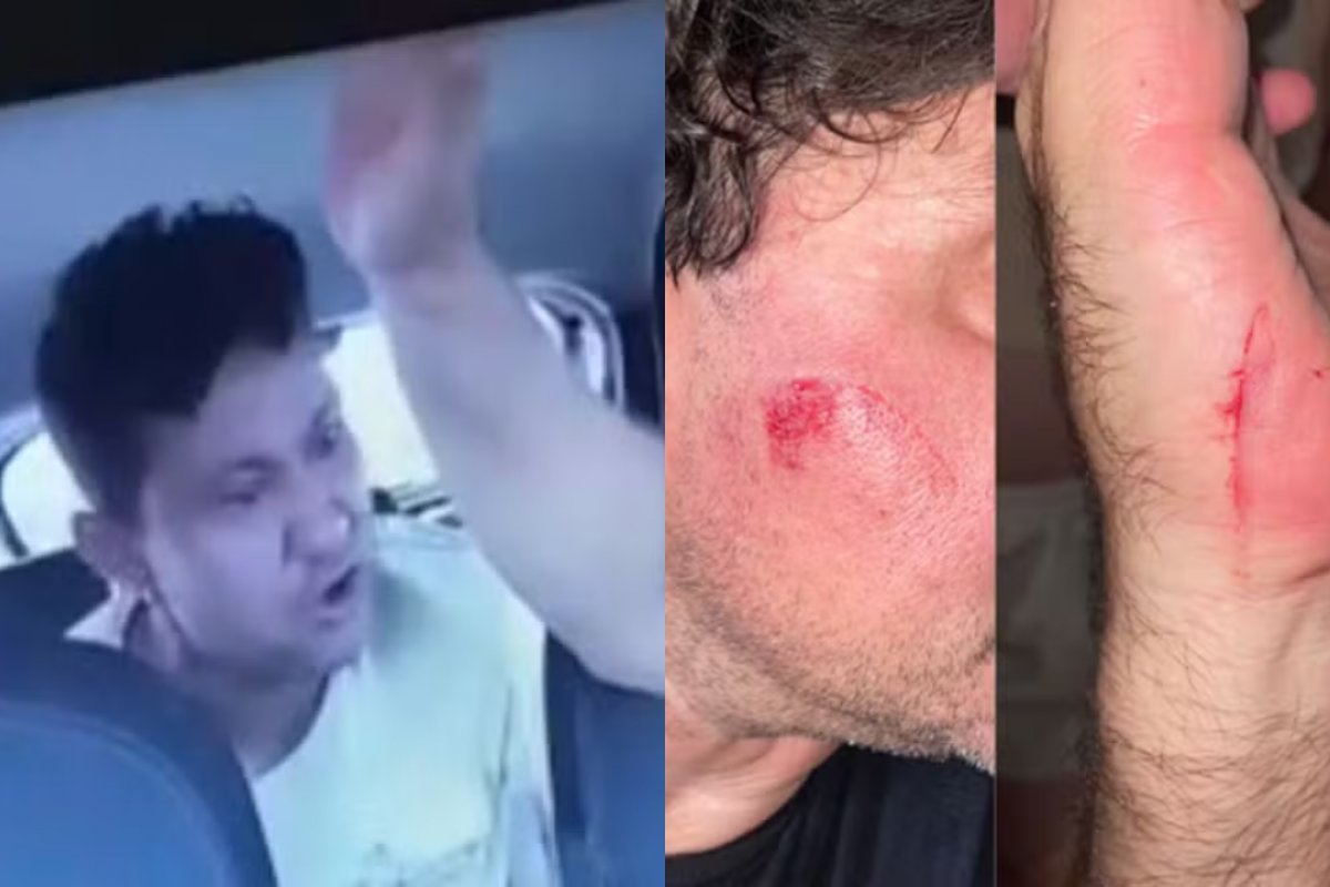 Vídeo: Motorista de app sofre ataque com facão durante corrida no Paraná