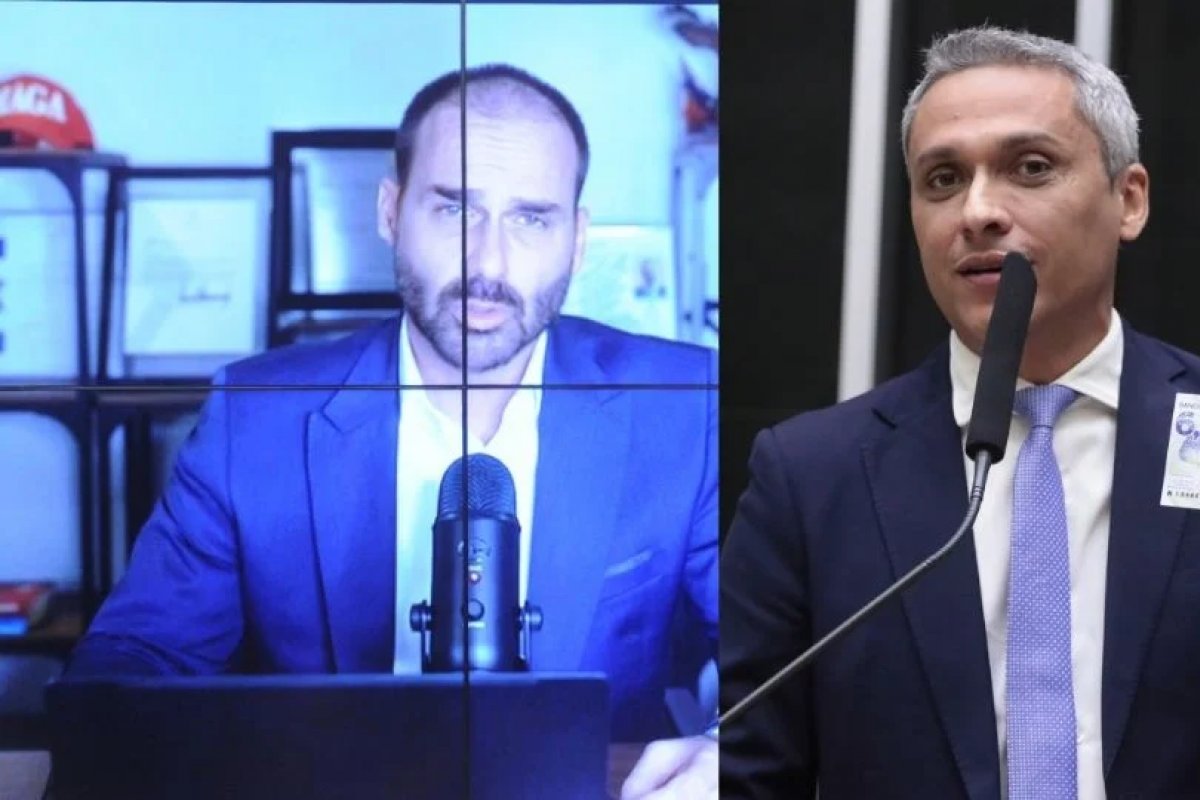 Moraes determina que Eduardo Bolsonaro e Gayer sejam investigados por declarações ao Banco do Brasil