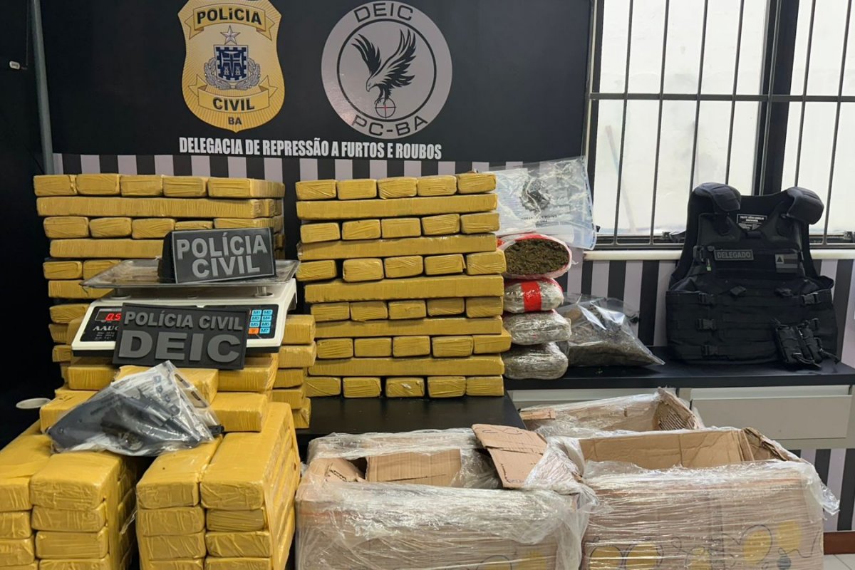Homem é preso com 212 kg de maconha em Feira de Santana