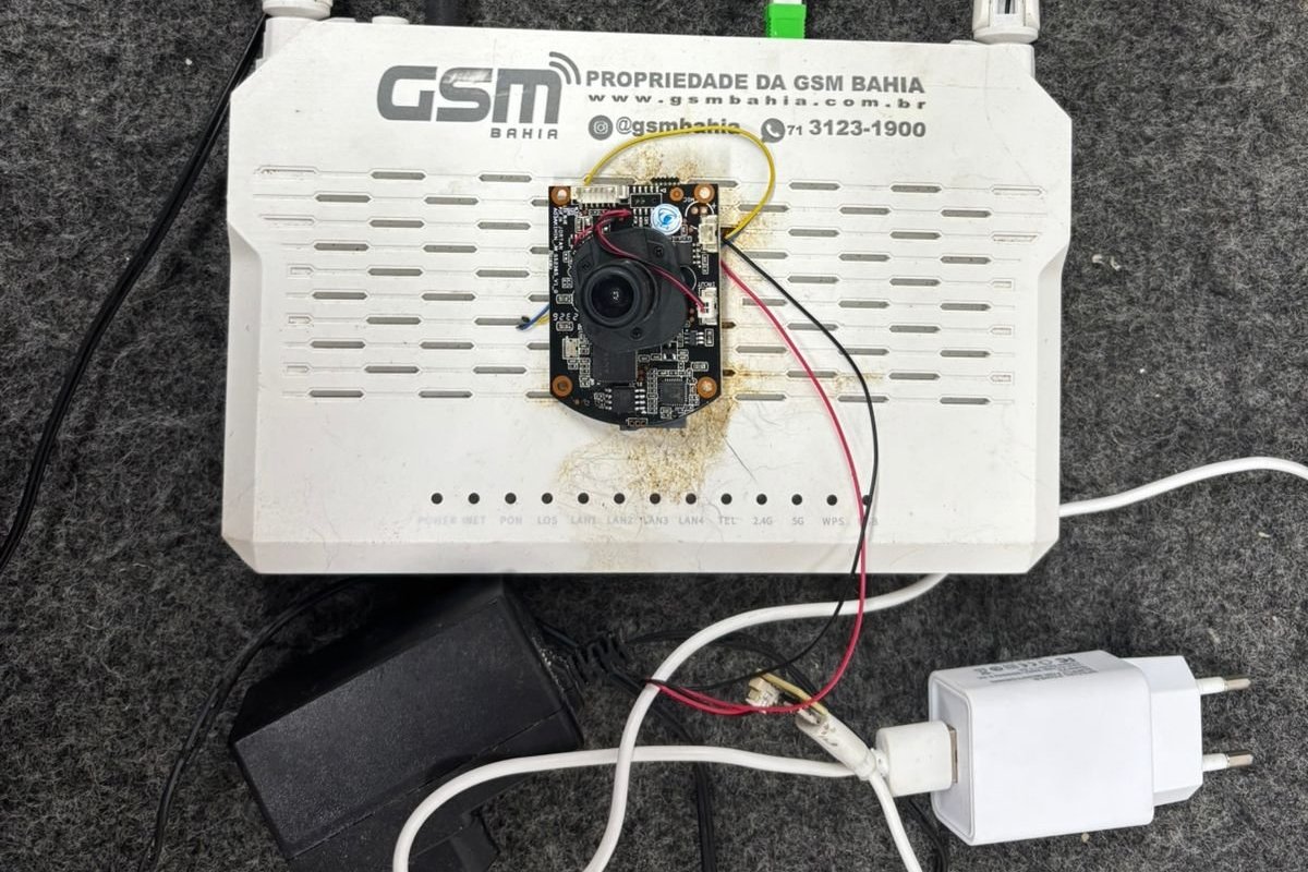 Câmera de monitoramento clandestina é apreendida pela PM no bairro do IAPI