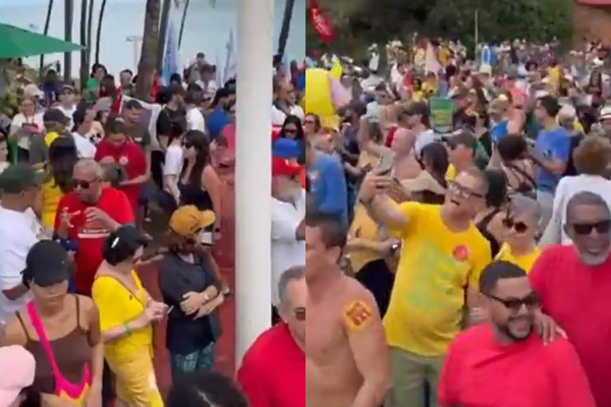 Vídeo: manifestação em Salvador reúne centenas de pessoas contra PEC da Blindagem e anistia