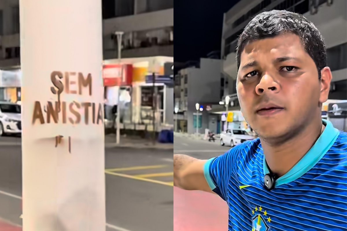 Vídeo: deputado bolsonarista compara pichação em Salvador a atos do 8 de Janeiro e pede punição exemplar