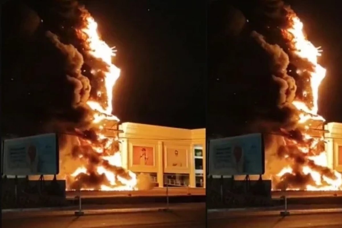 Vídeo: estátua da Havan é incendiada por vândalos em Petrolina