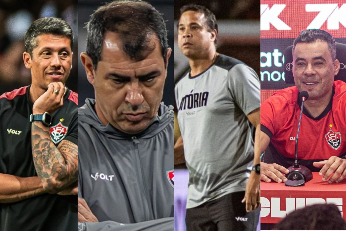 Com chegada de Jair Ventura, Vitória lidera lista de clubes da Série A que mais trocaram de técnico 