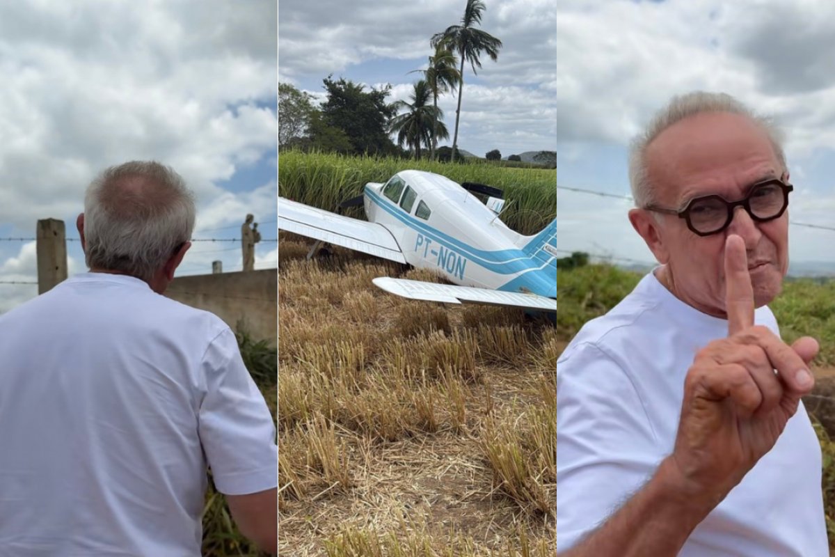 Avião que transportava prefeito de João Pessoa faz pouso de emergência na Paraíba