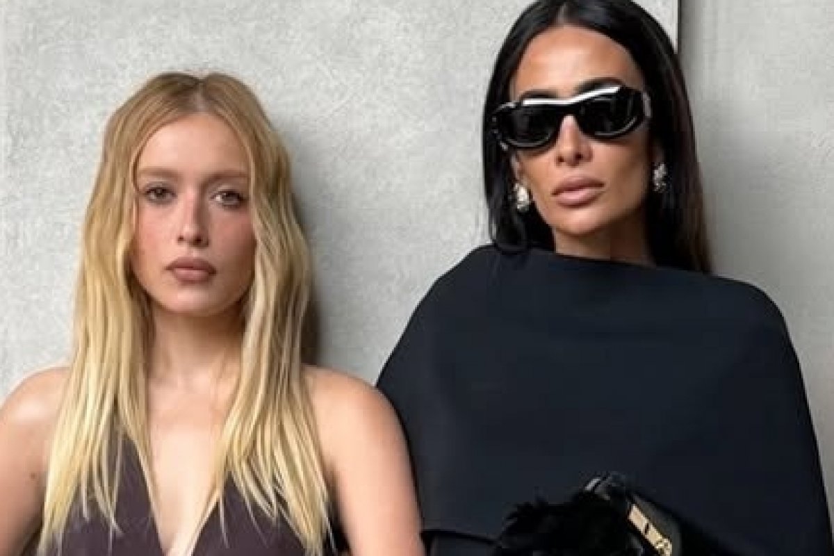 Silvia Braz e Maria Braz: dobradinha em Ferragamo e Dolce & Gabbana no último dia de MFW!