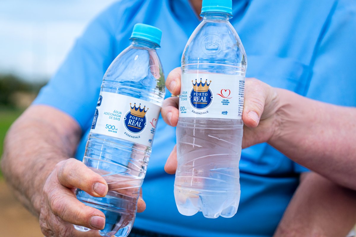 Água adicionada com cálcio e magnésio aposta em saúde e bem-estar com versões natural e gaseificada!