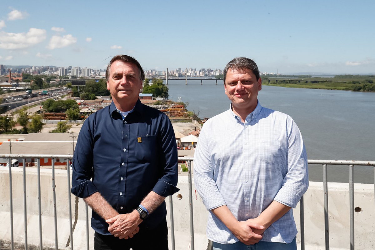 Centrão quer antecipar a candidatura de Tarcísio de Freitas à presidência, mas Eduardo Bolsonaro é visto como principal obstáculo  