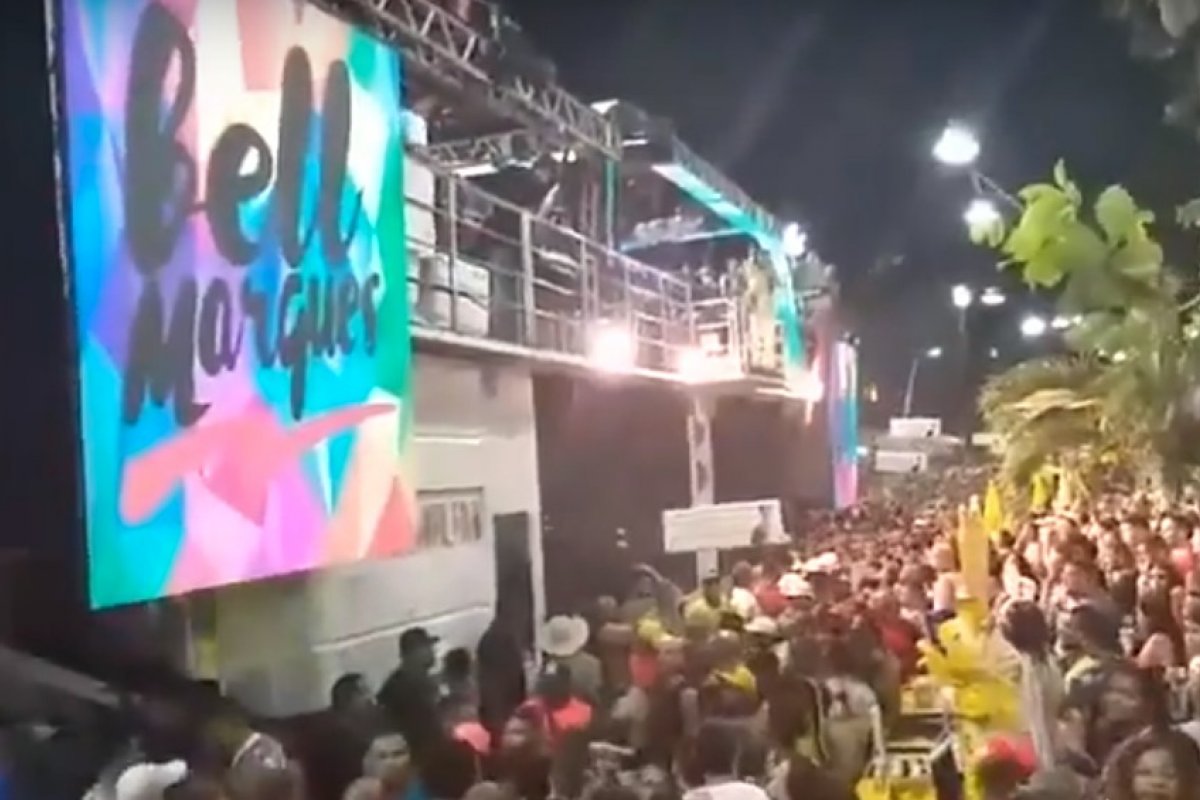 Bel Marques pede para "encostar as patrulhas" para que o trio possa passar