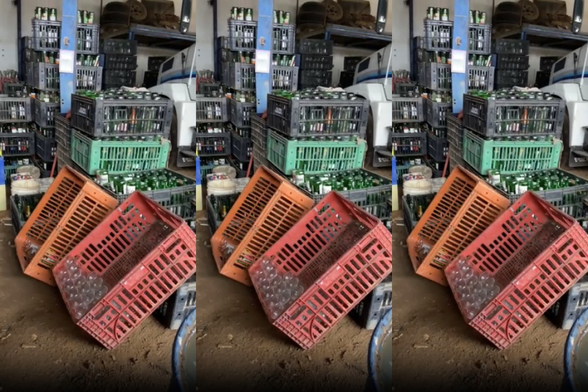 Vídeo: Em meio ao surto do metanol, polícia encontra 20 mil garrafas em depósito clandestino em Mogi das Cruzes