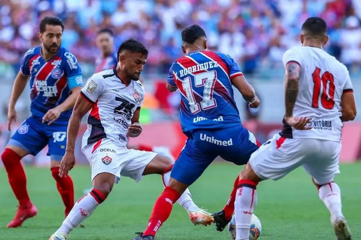CBF toma decisão sobre pedido do Vitória para antecipar horário do clássico BA-VI; veja