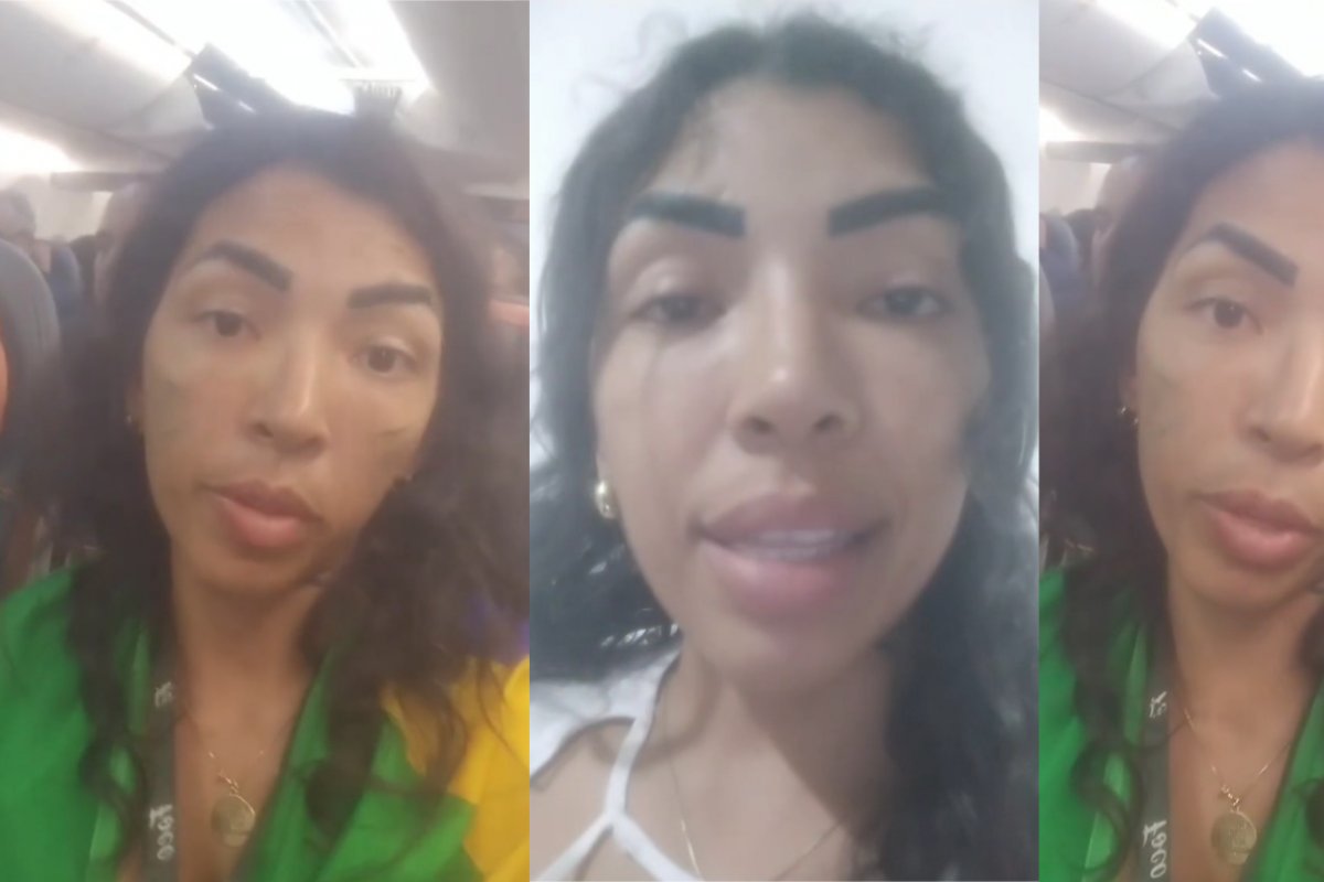 Vídeo: mulher expulsa de avião e diz que 'petista' mostrou órgão genital para ela