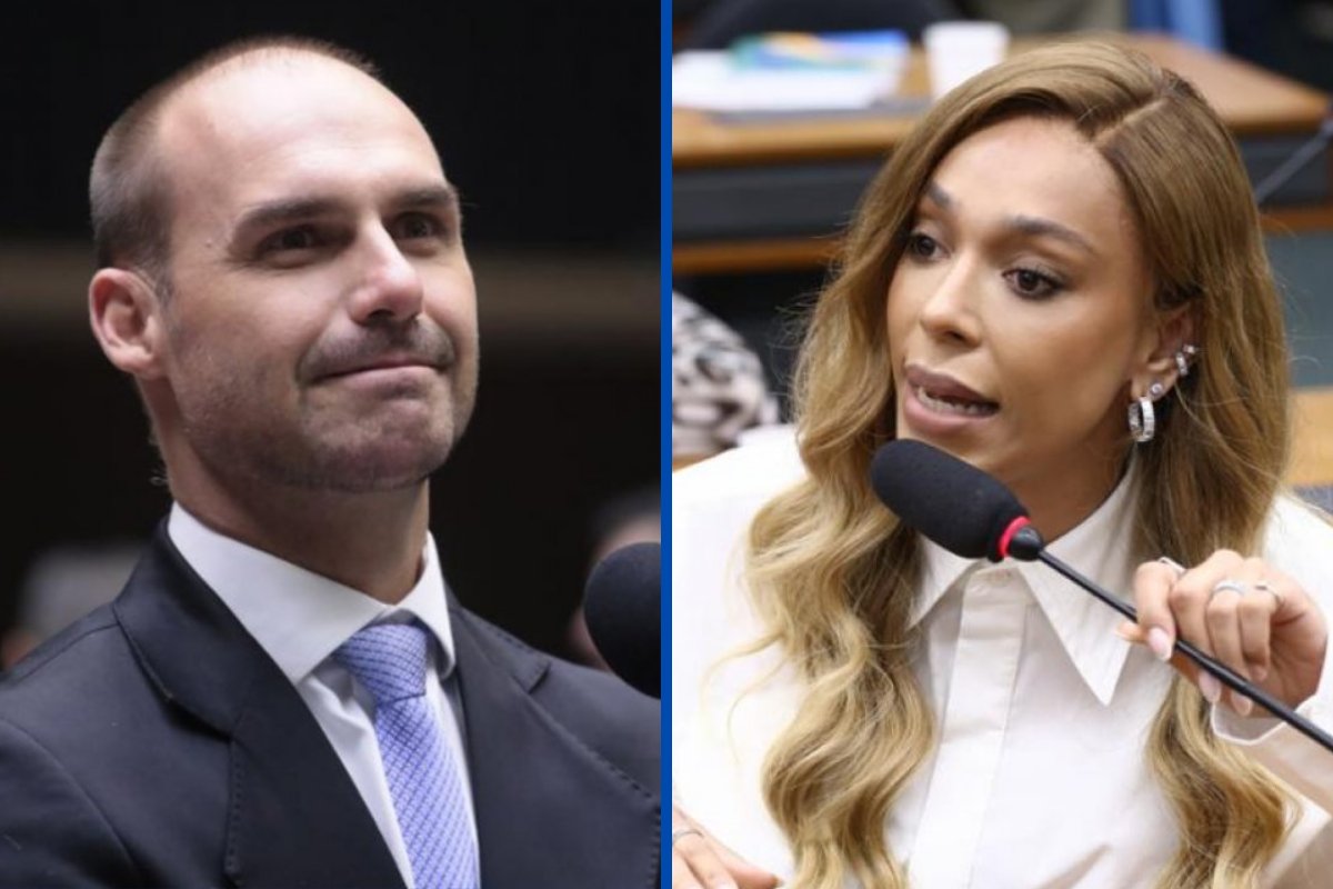 Erika Hilton pede investigação contra Eduardo Bolsonaro após postagem sobre suposta ameaça eleitoral