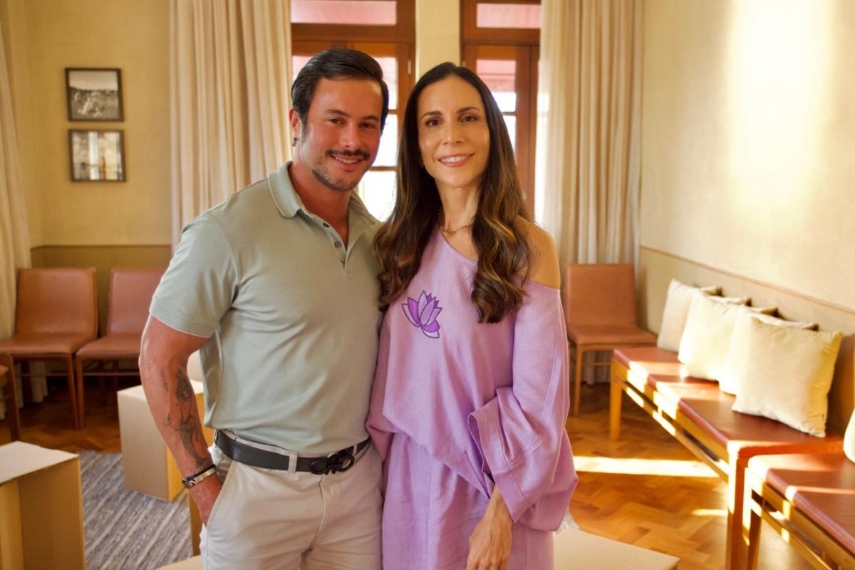 No “Papo Reto”, Camila Meccia e Vitor Evangelista falam sobre saúde e bem-estar no Hotel Fasano! 