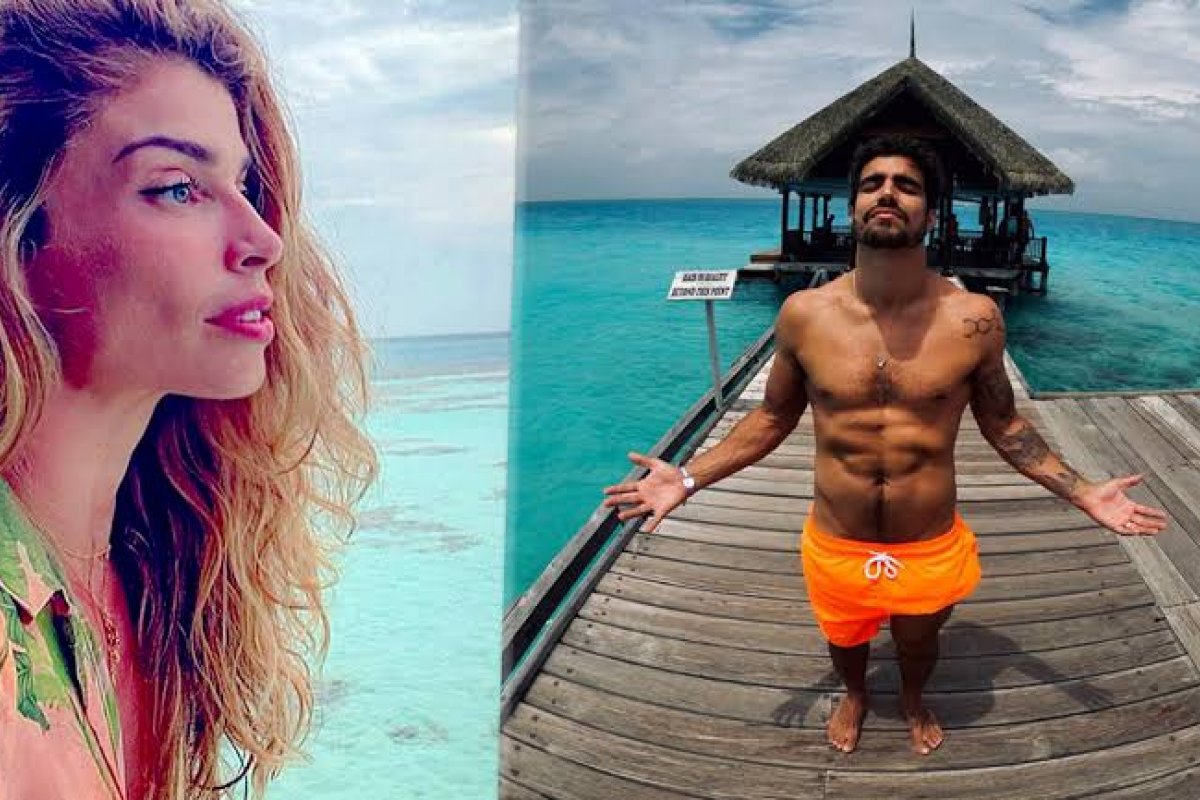 Caio e Grazi  passam o Carnaval nas Maldivas